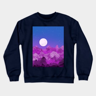 Purple Mountain Peaks Crewneck Sweatshirt